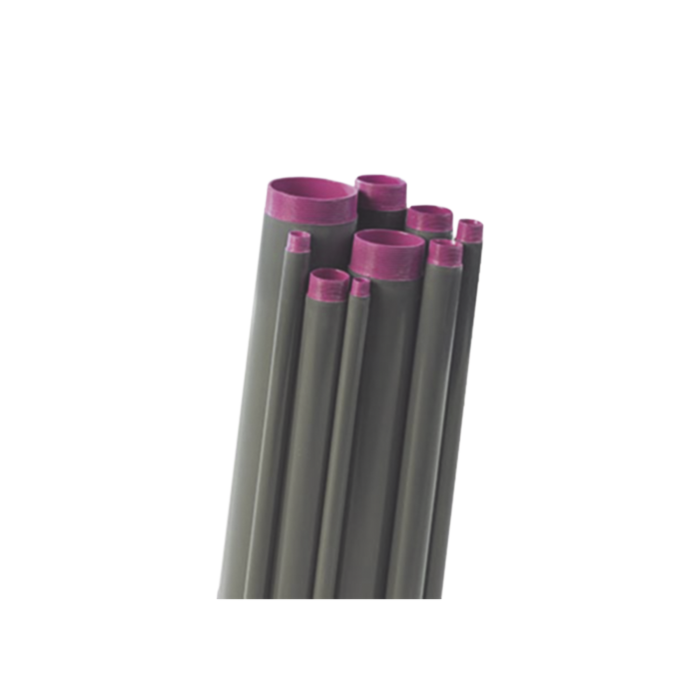 Tubo Conduit ri­gido de aluminio de 1 1/4â€ (31.8 mm) con recubrimiento de PVC de 3.05 m con cople. - Image 1