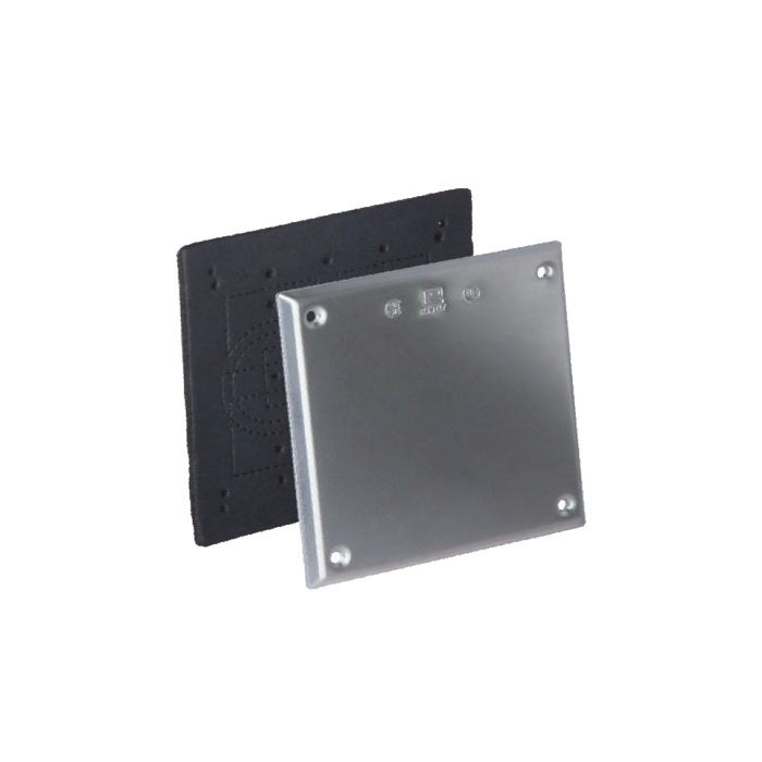 Tapa cuadrada ciega de aluminio con PVC Uretano - Image 1