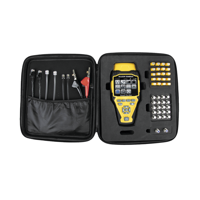 Juego de Probador de Cables de Red con Transmisores Remotos Scoutâ„¢ Pro Max. Detecta la Capacidad de la Red y las Velocidades de Conexion hasta 10 Gbps - Image 1