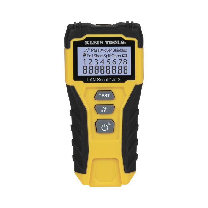 Tester de Cable LAN Scoutâ„¢ Jr. 2/ Para: Prueba aprobada/ Error de Cableado/ Falla de Circuito Abierto o Cortocircuito/ Par Dividido/ Blindaje. - Image 1