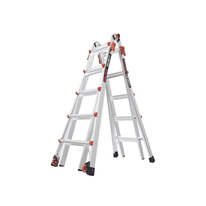 Escalera Multi-Posiciones de 6.7 m (22') para Suelos Inclinados o con Desniveles. - Image 1