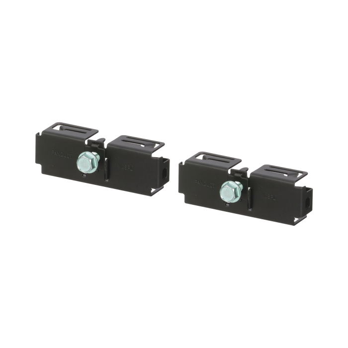 Kit de 2 Clips para Union de Charolas Wyr-Grid de Panduit, Compatible con 8 y 12 in de Ancho, Color Negro - Image 1