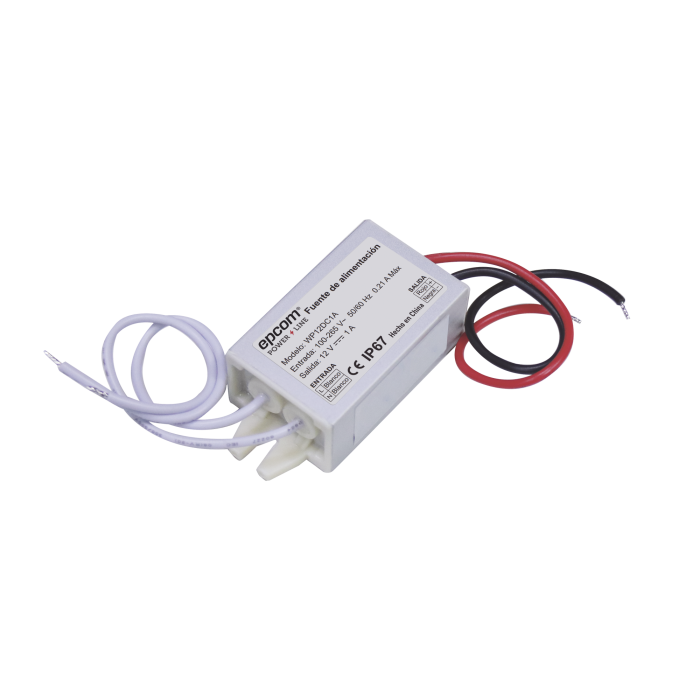 Fuente 12 V / 1 Amper / Waterproof / Intemperie grado IP67 - Image 1