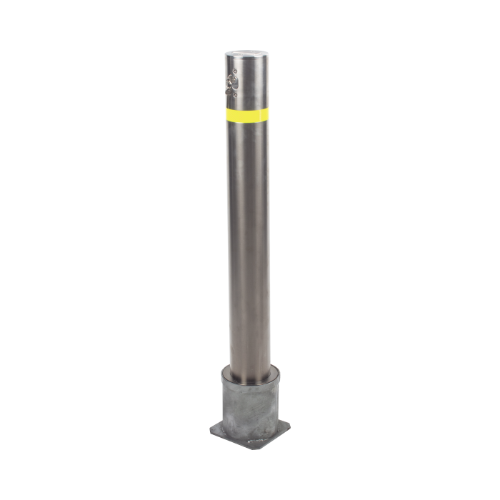 Bolardo Desmontable de Acero Inoxidable de 900 mm de Altura / Ideal para aplicaciones de delimitaciones vehiculares y peatonales - Image 1