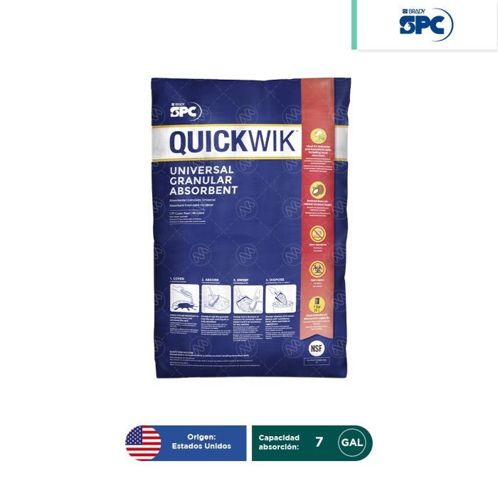 Absorbente granular fibra de coco Quickwik 20 LB - 7 Gal - Image 1