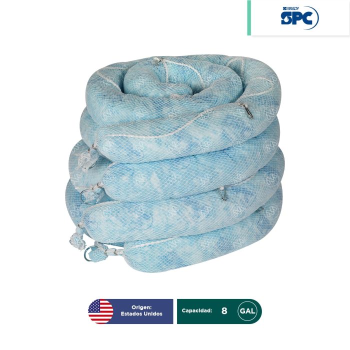 Barrera absorbente ENV aceite 5"x10 ft | 12.7×304 cm SPC - Image 1