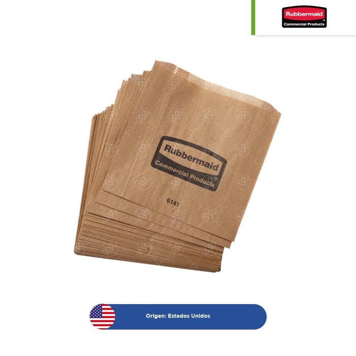 Bolsas enceradas para papelera sanitaria Rubbermaid - Image 1