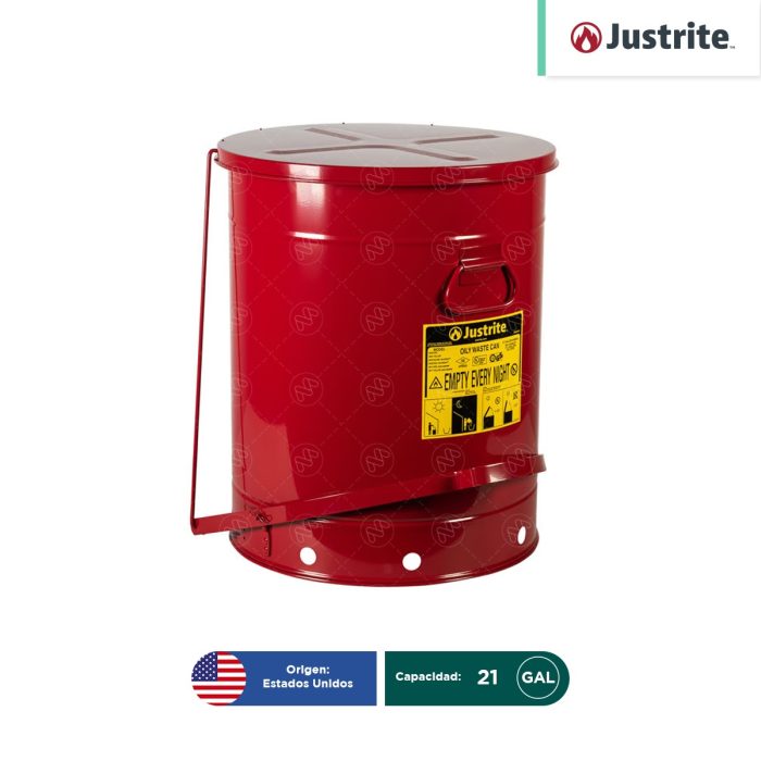 Contenedor de aceite Justrite 21 Gal - Image 1