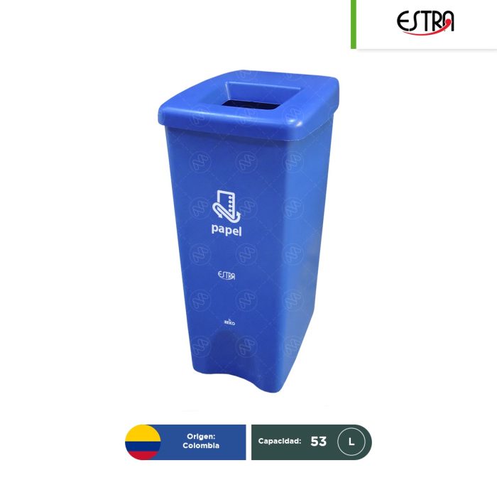 Bote de basura tapa perforada Estra 53 L - Image 1