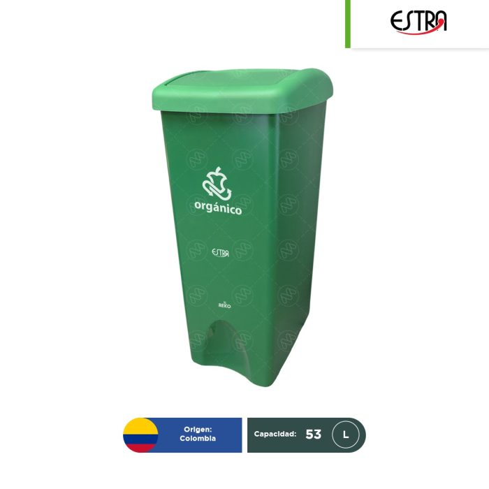 Bote de basura tapa vaivén Estra 53 L - Image 1