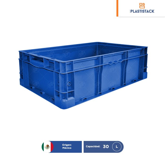 Caja interstack automotriz | 24" x 15" x 7" | 60 x 38 x 19 cm - Image 1