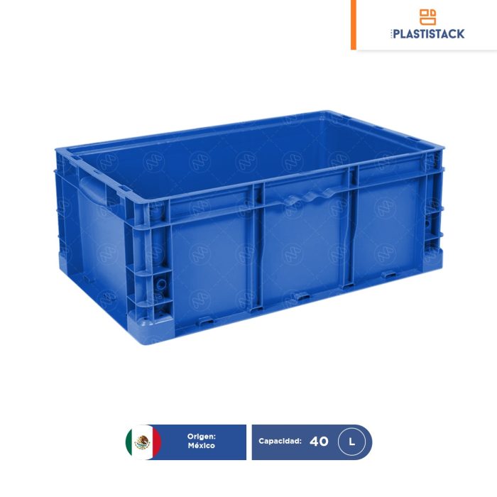Caja interstack automotriz | 24" x 15" x 9" | 60 x 38 x 24 cm - Image 1