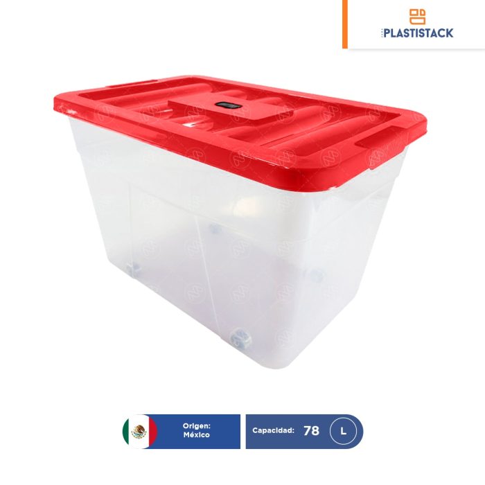 Caja Erick 46 c/ruedas y tapa | 58 x 40 x 46 cm - Image 1