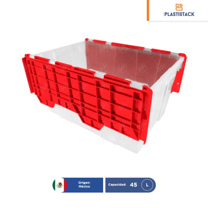 Caja de bisagras uso domestico c/tapa | 59 x 39 x 31 cm - Image 1