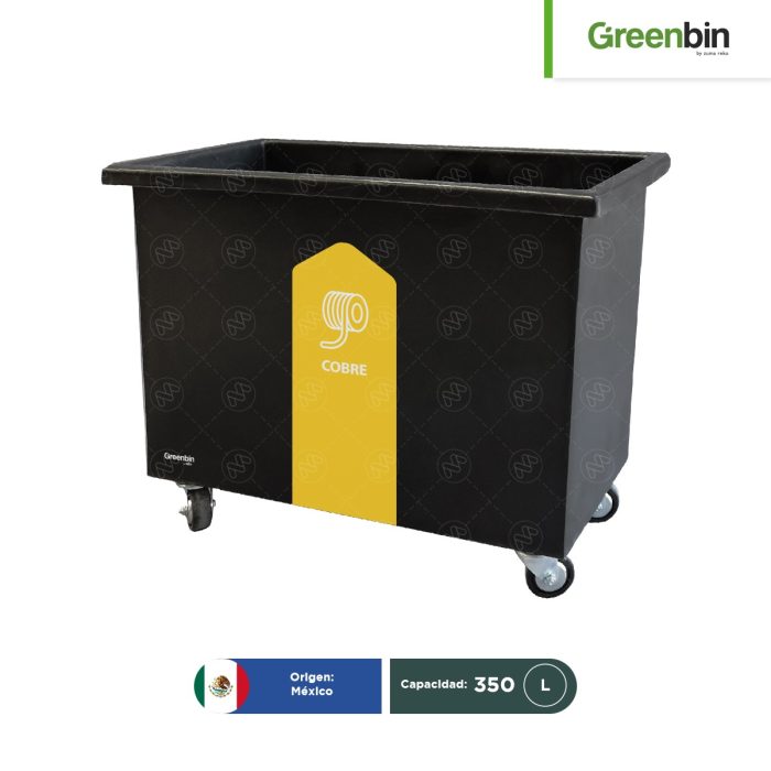 Carro canillero Greenbin 350 L - Image 1
