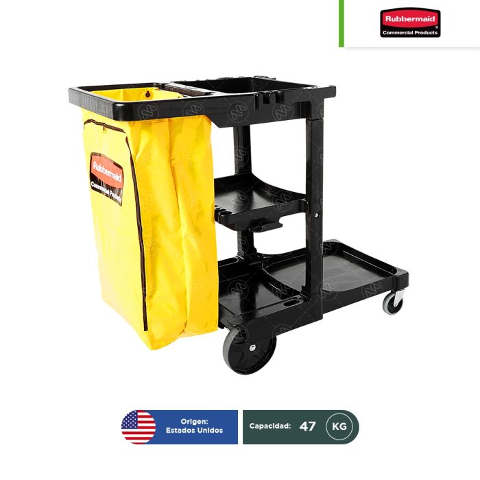 Carro de limpieza de conserjería - tradicional Rubbermaid - Image 1