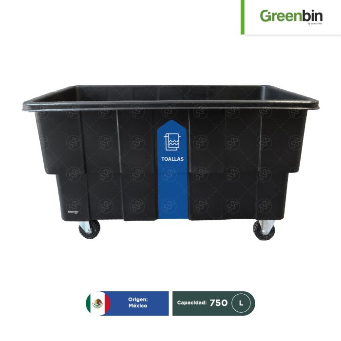 Carro Multicar Greenbin 750 L - Image 1