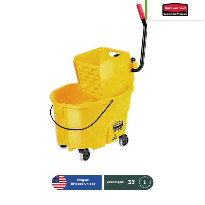 Cubeta - escurridor de presión lateral Rubbermaid 35 QT - Image 1