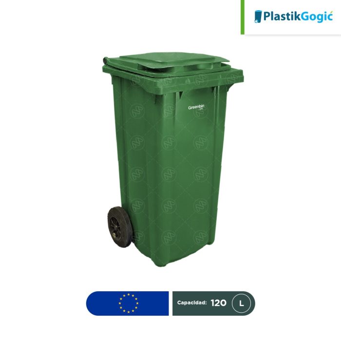Contenedor con 2 ruedas Plastik Gogic 120 L - Image 1