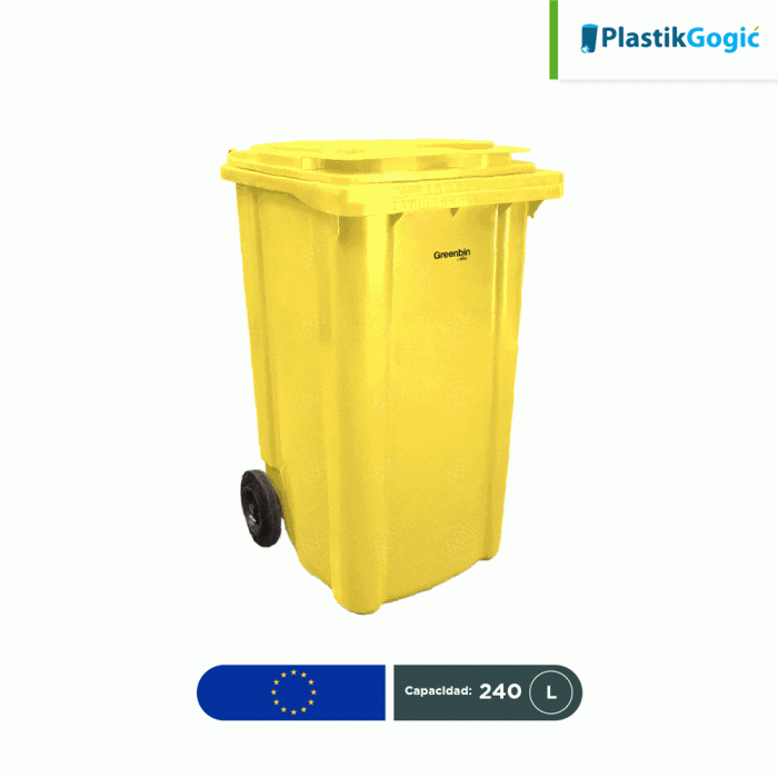 Contenedor con 2 ruedas Plastik Gogic 240 L - Image 1