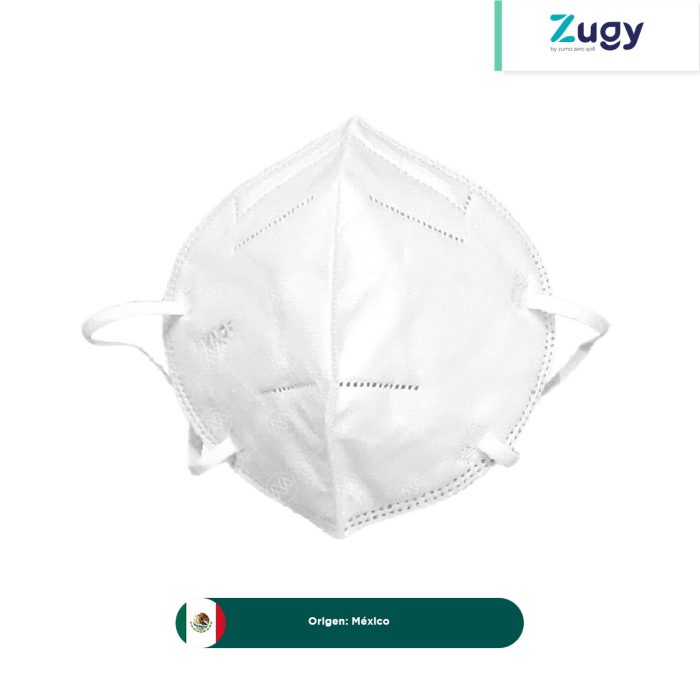 Cubrebocas con soporte KN95 Blanco - Image 1