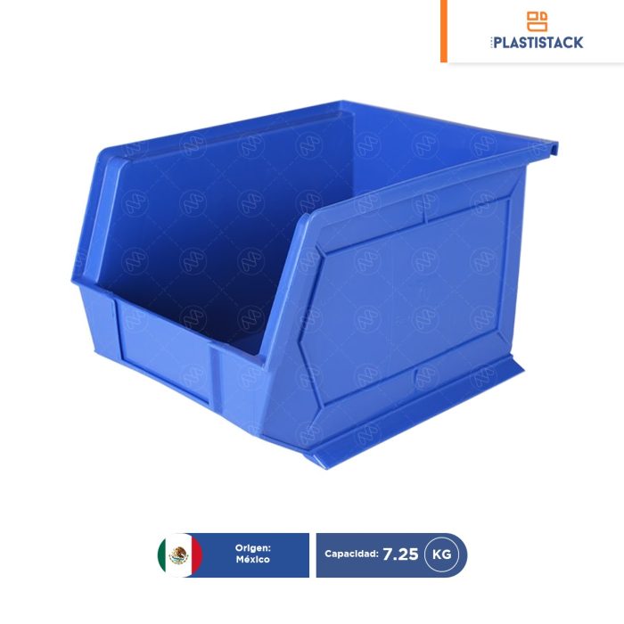Gaveta de plástico No 06 | 27 x 21 x 17.7 cm | 10.5" x 8.33" x 6.75" - Image 1