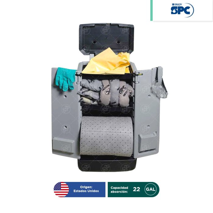 Kit antiderrames móvil Kaddie universal SPC absorción 22 Gal - Image 1