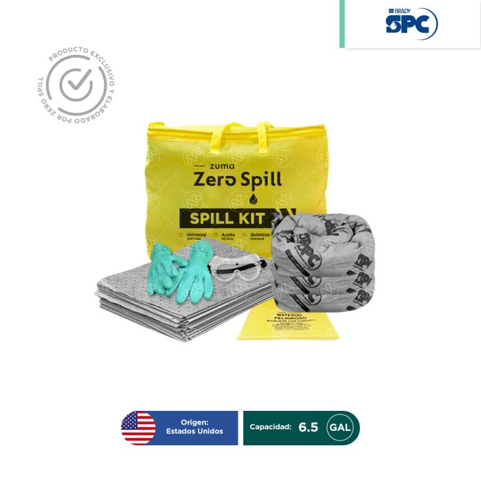 Kit antiderrames portátil para universal SPC 6.5 Gal | absorción 6 Gal - Image 1