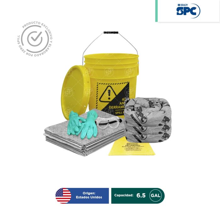 Kit antiderrames universal SPC 6.5 Gal | absorción 6 Gal - Image 1