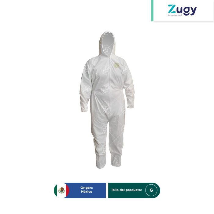 Overol con capucha blanco Zugy - Image 1