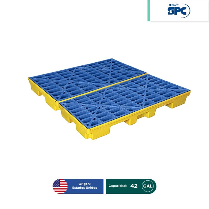 Plataforma antiderrames modular para 4 tambos SPC - Image 1