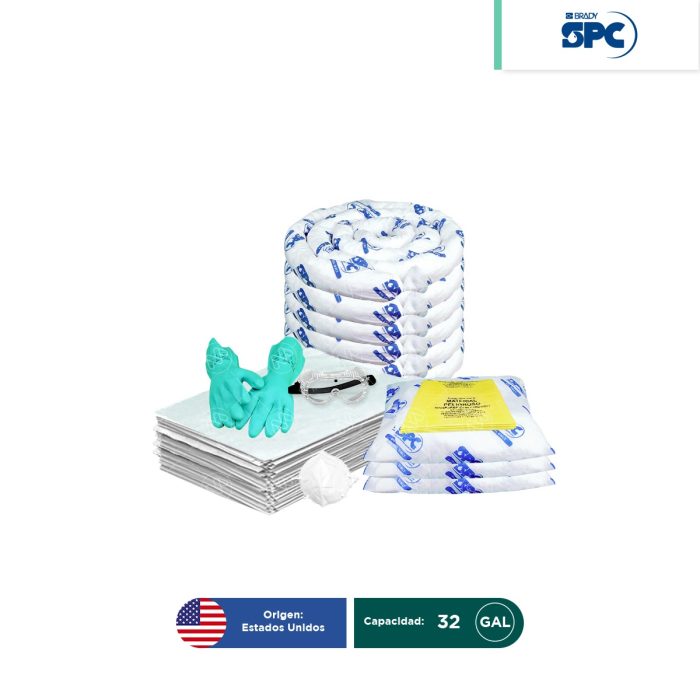 Repuesto para Kit antiderrames móvil para aceite y derivados del petróleo SPC 32 Gal | absorción 31 Gal - Image 1