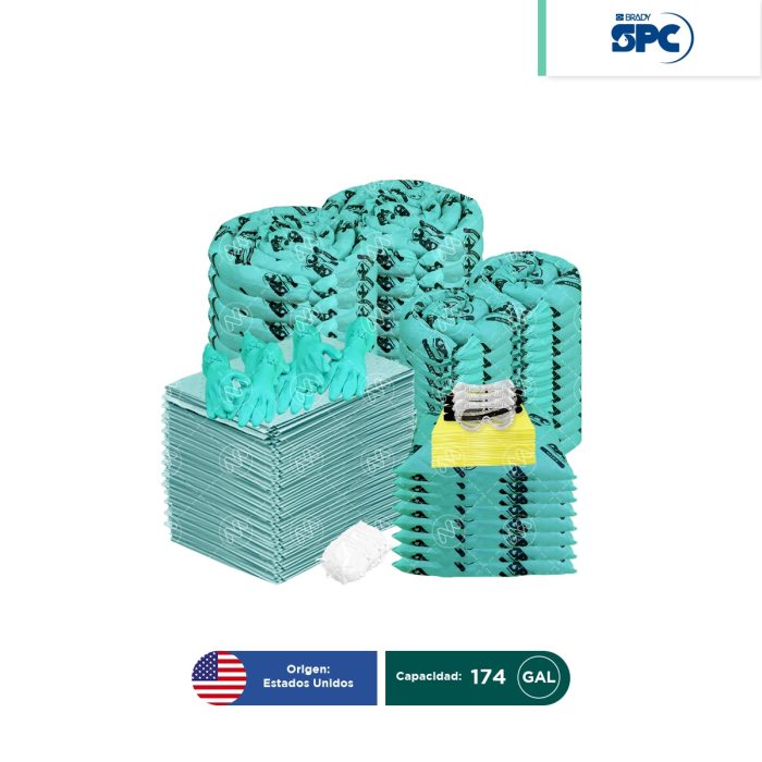 Repuesto para Carro antiderrames móvil para líquidos agresivos o hazmat SPC 174 Gal | absorción 115 Gal - Image 1