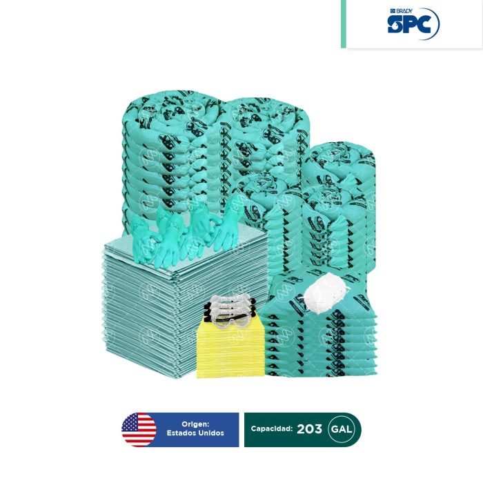 Repuesto para Carro antiderrames móvil para líquidos agresivos o hazmat SPC 203 Gal | absorción 161 Gal - Image 1