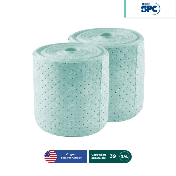 Rollo de absorbencia química Universal Plus 15"x150' SPC - Image 1